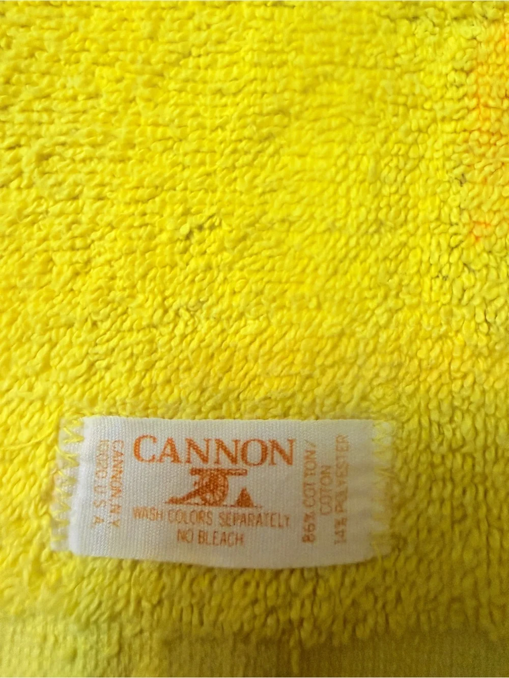 3pc SET VTG 1970s Mushroom Towel Apron‎ Kitchen Towel Yellow Crochet Top Towel